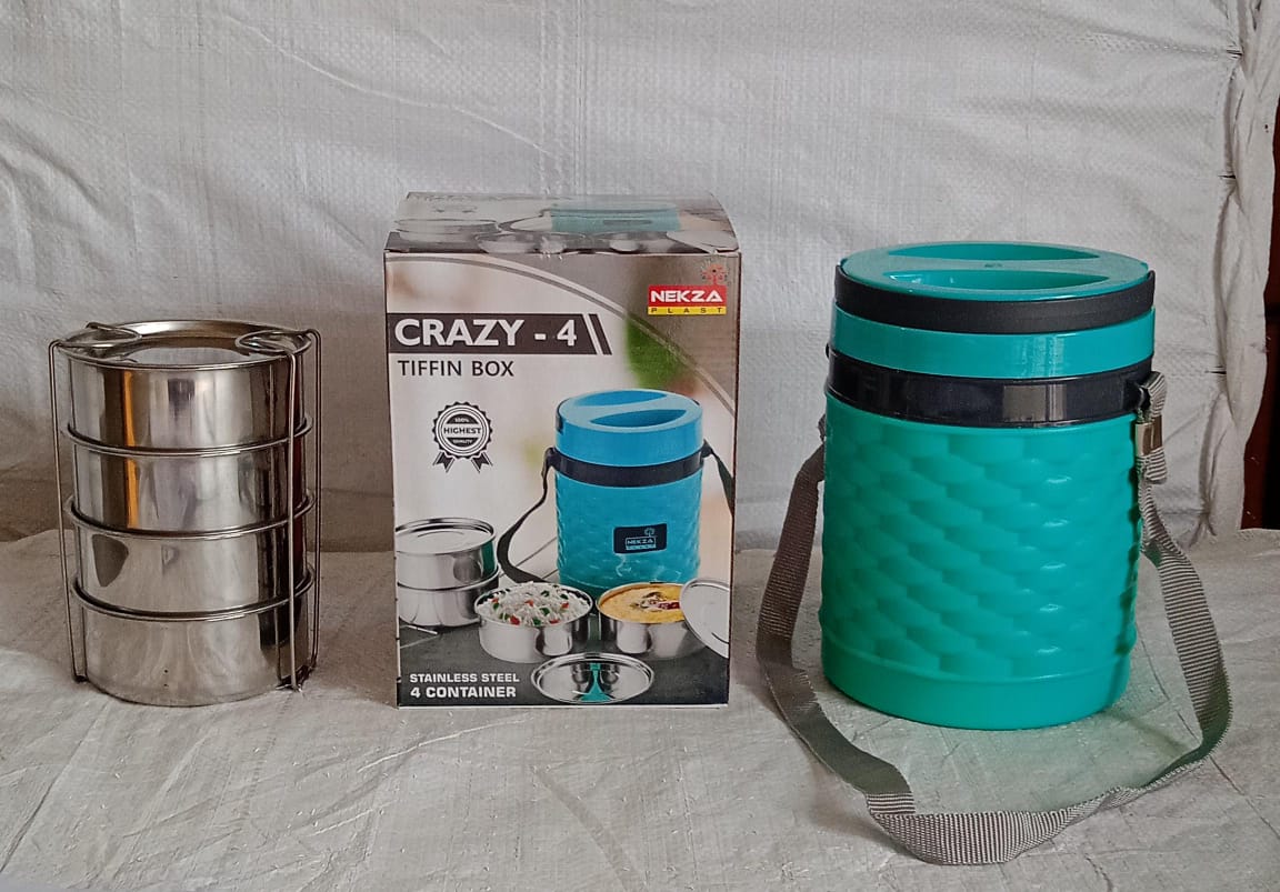 Insulated Tiffin – Stackable Stainless Steel Lunch Box – view 8