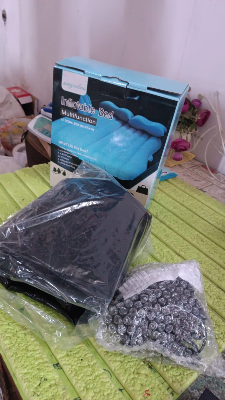 Inflatable Car Bed – Portable Travel Mattress Kit – view 9