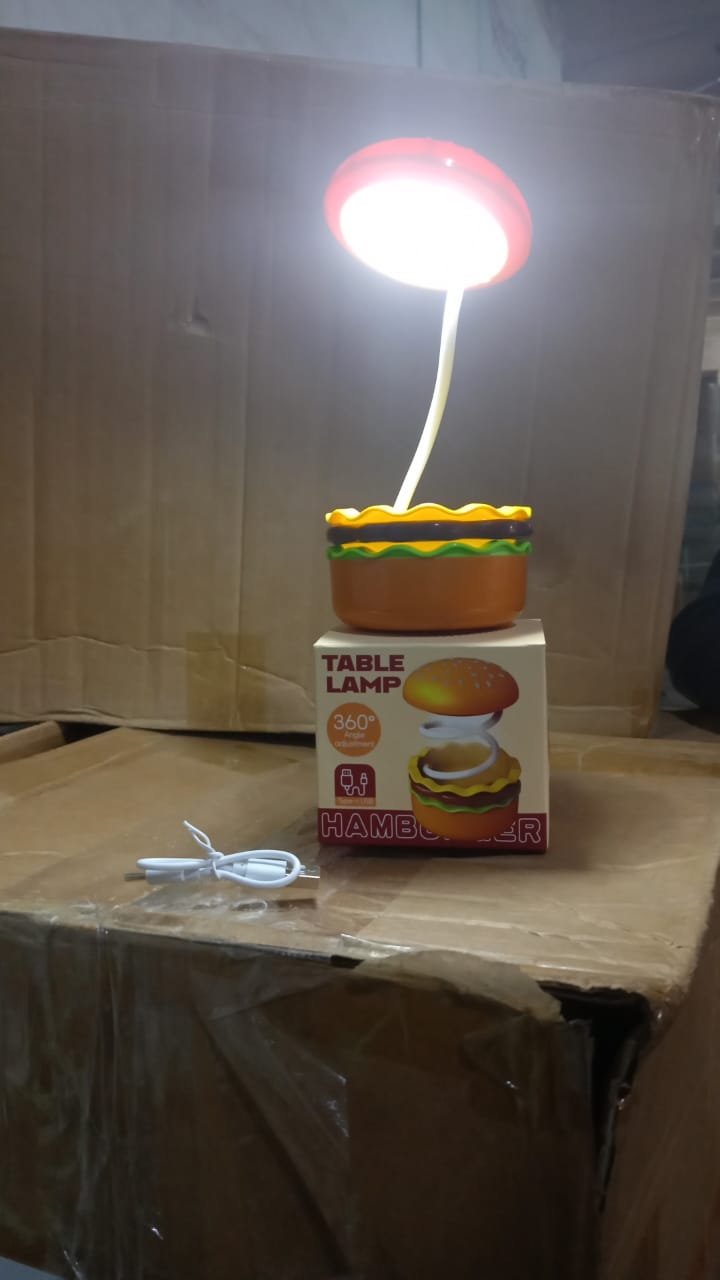 Burger Delight Folding LED Lamp – Adjustable & Rechargeable – view 7