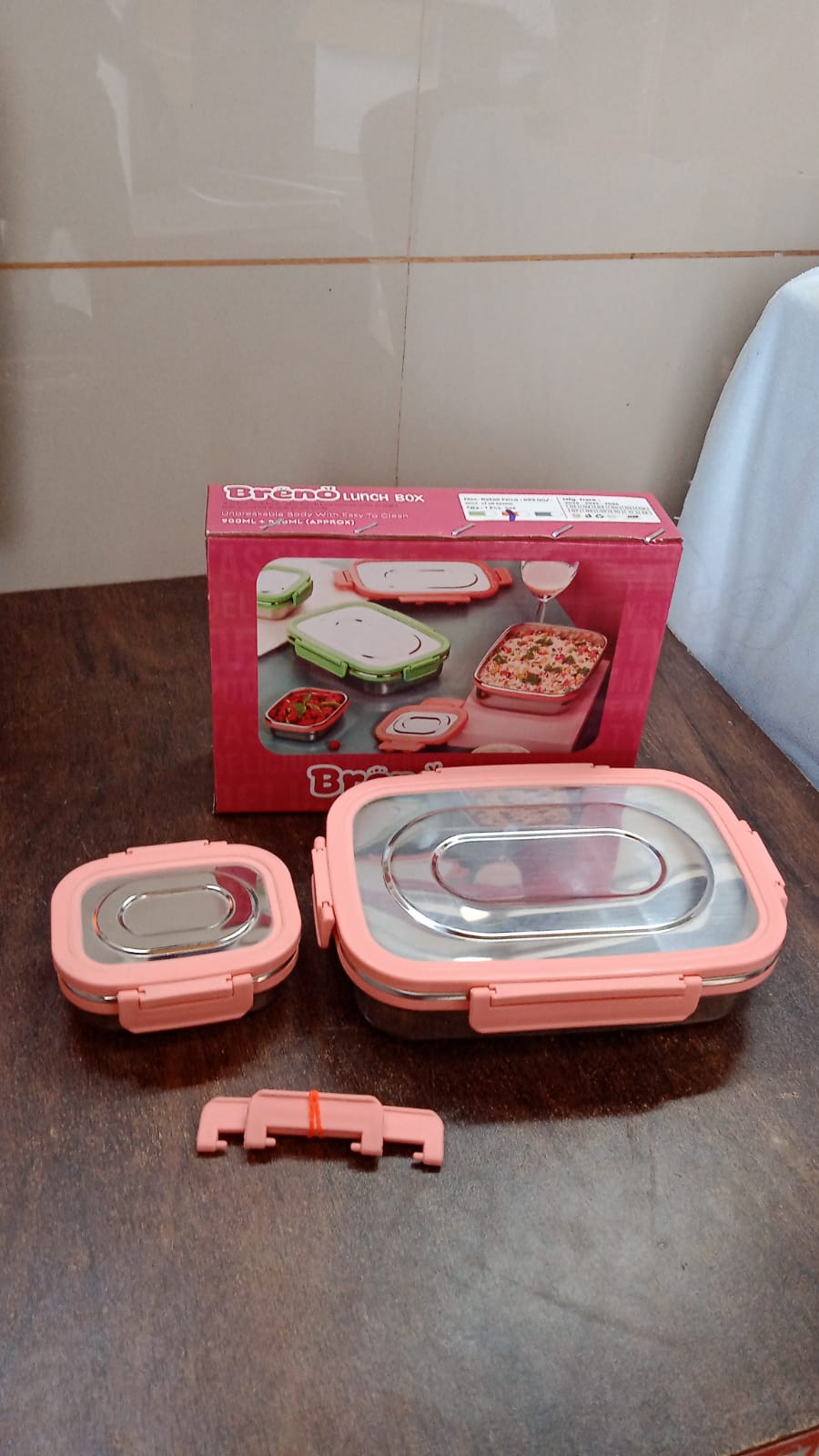Stainless Steel Lunch Box – Leak-Proof 2PC set – view 8