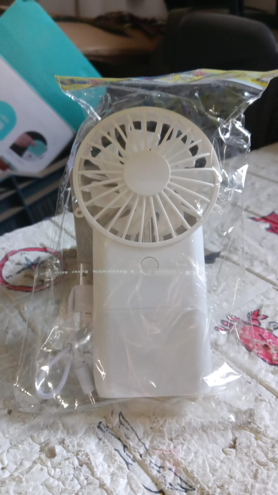 Handheld Fan – USB Rechargeable, 3 Speed Portable – view 7