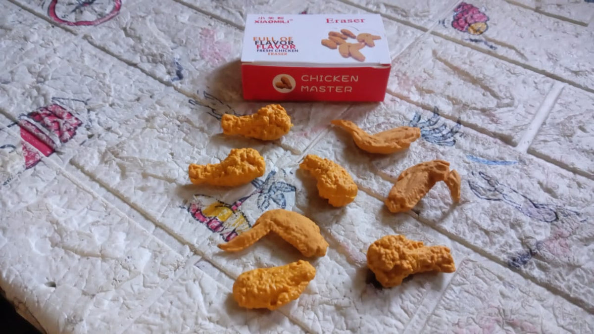 Chicken Erasers – Fun Wing & Leg set – view 13