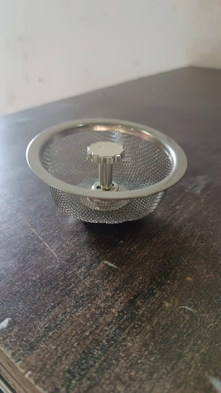 Stainless Steel Sink Strainer – Adjustable Stopper – view 8