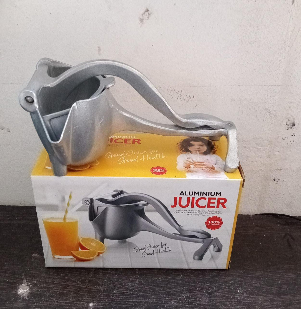 Manual Fruit Juicer – Heavy Duty Aluminium Press – view 8