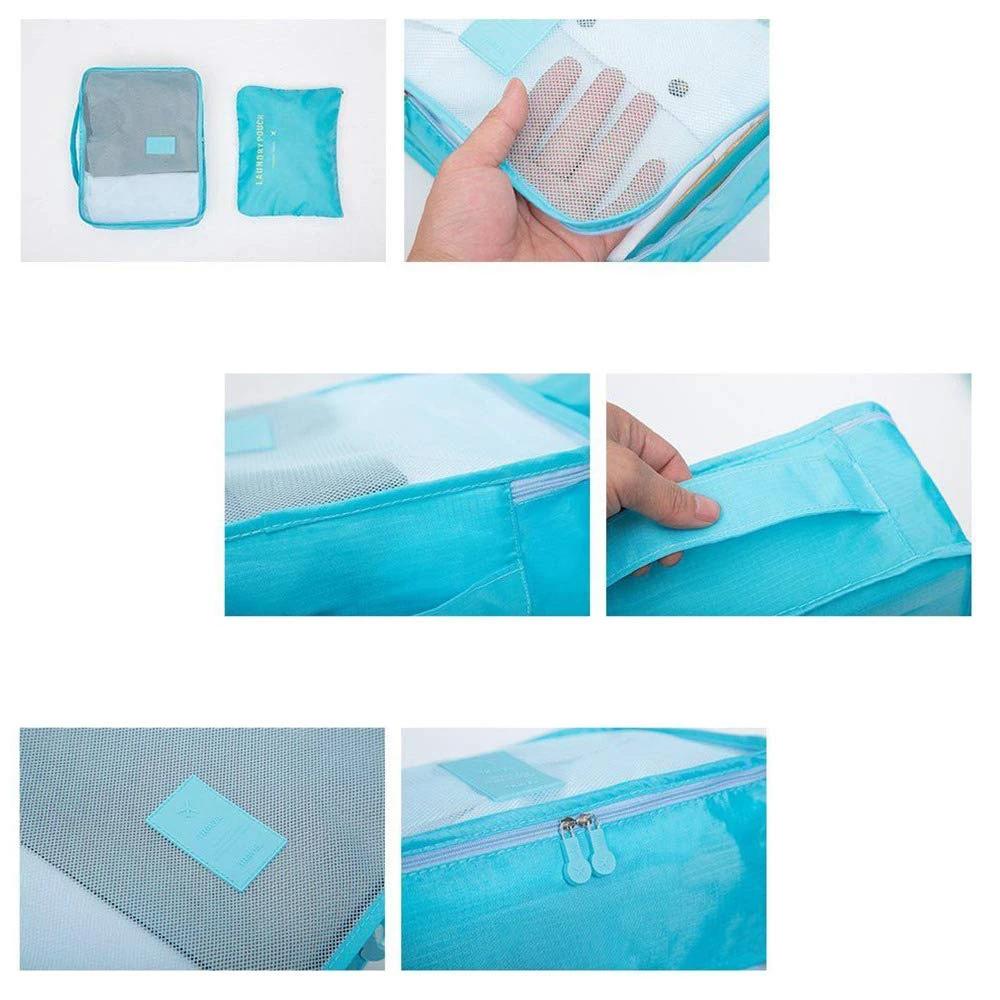 Cloth Organizer Pouch – 6 pcs Travel Laundry Bags – view 7