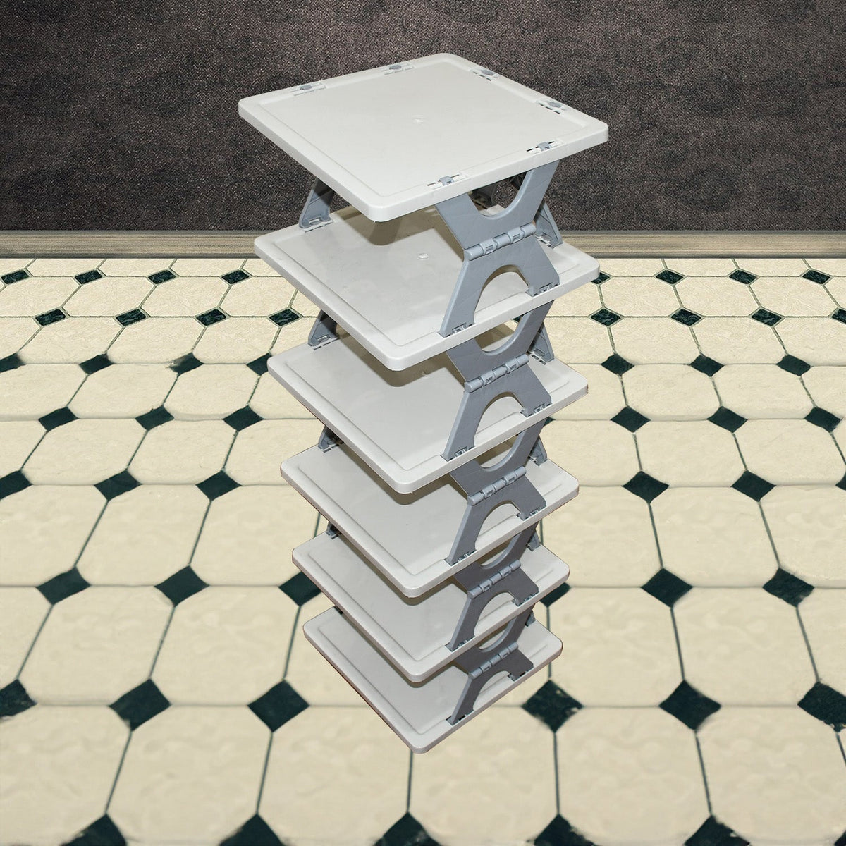Foldable Shoe Rack 6-Layer – Space-Saving Organizer – view 10