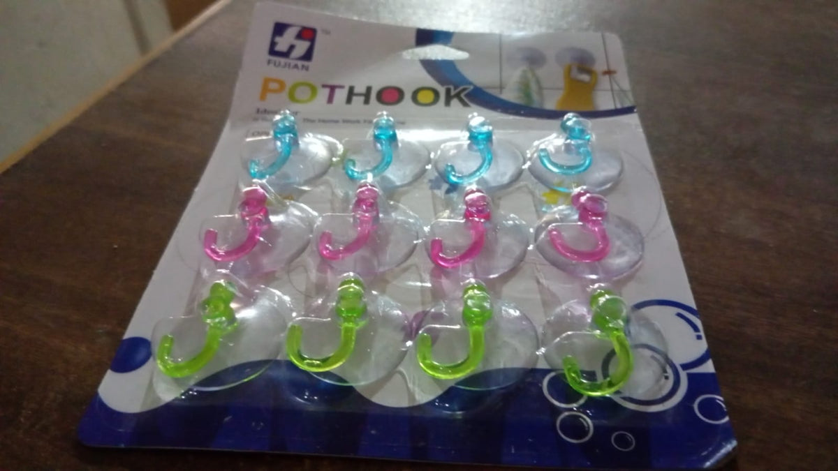 Transparent Suction Hooks – Strong Vacuum Sucker (12 Pc) – view 7