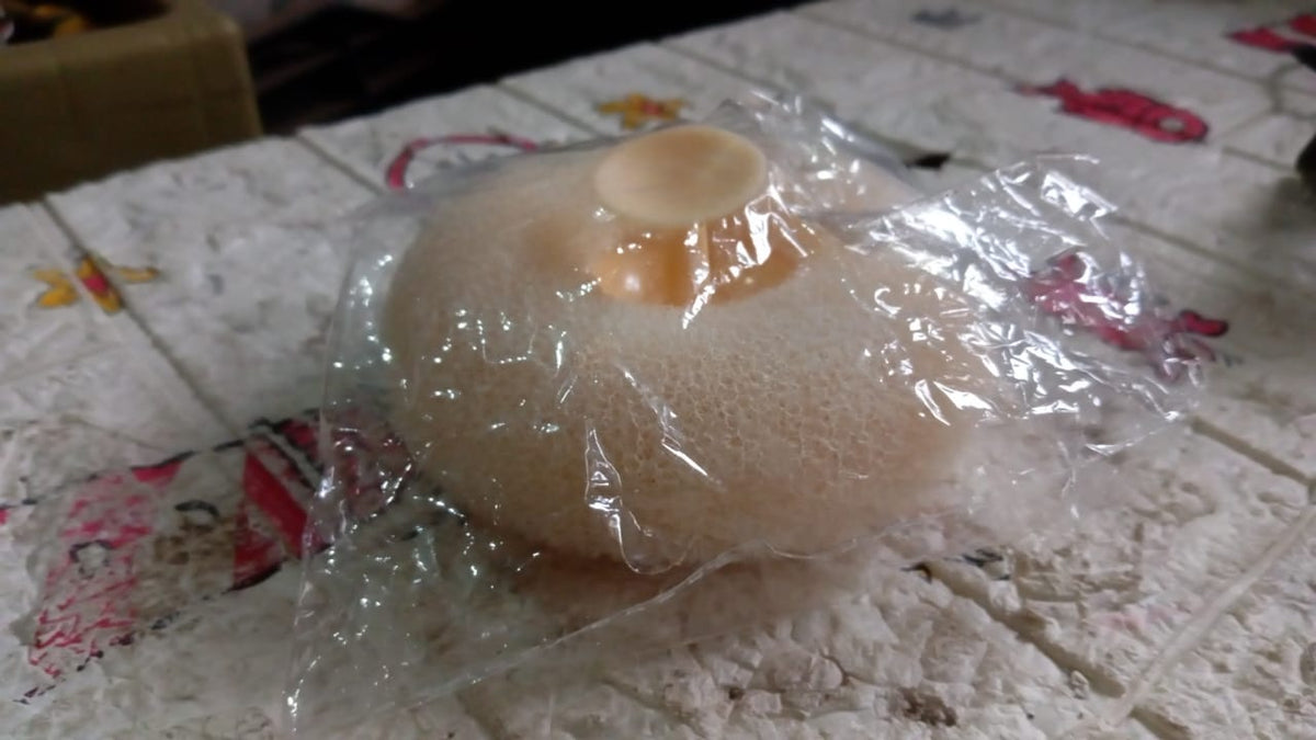 Flower Bath Sponge – Soft Exfoliator with Suction Cup – view 8