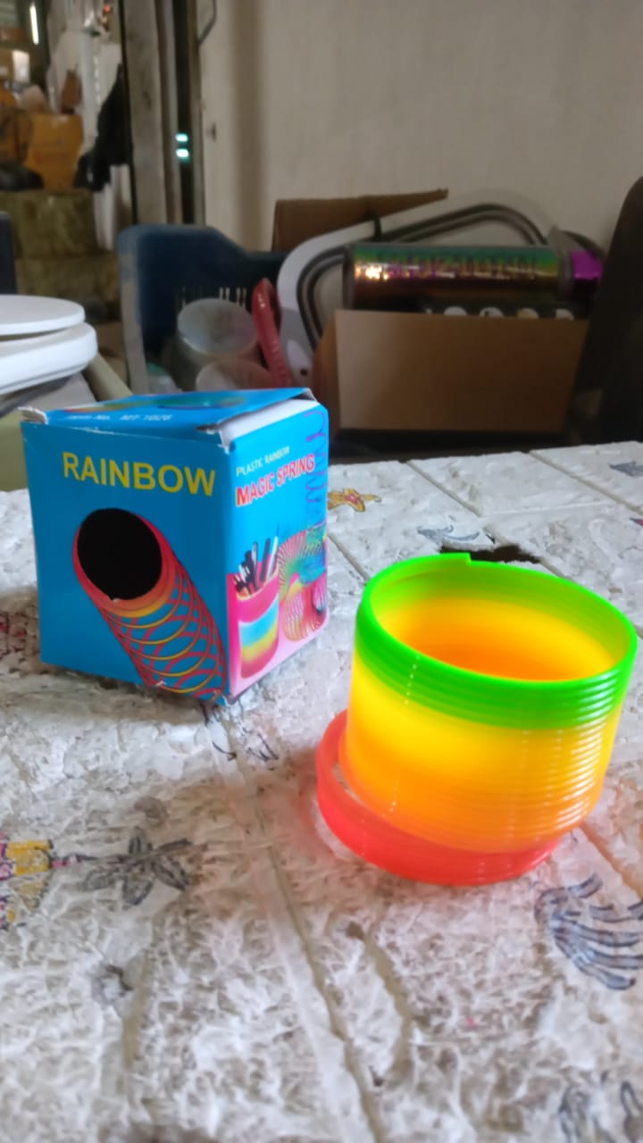 Rainbow Slinky Toy – Classic Fidget & Stress Relief – view 8