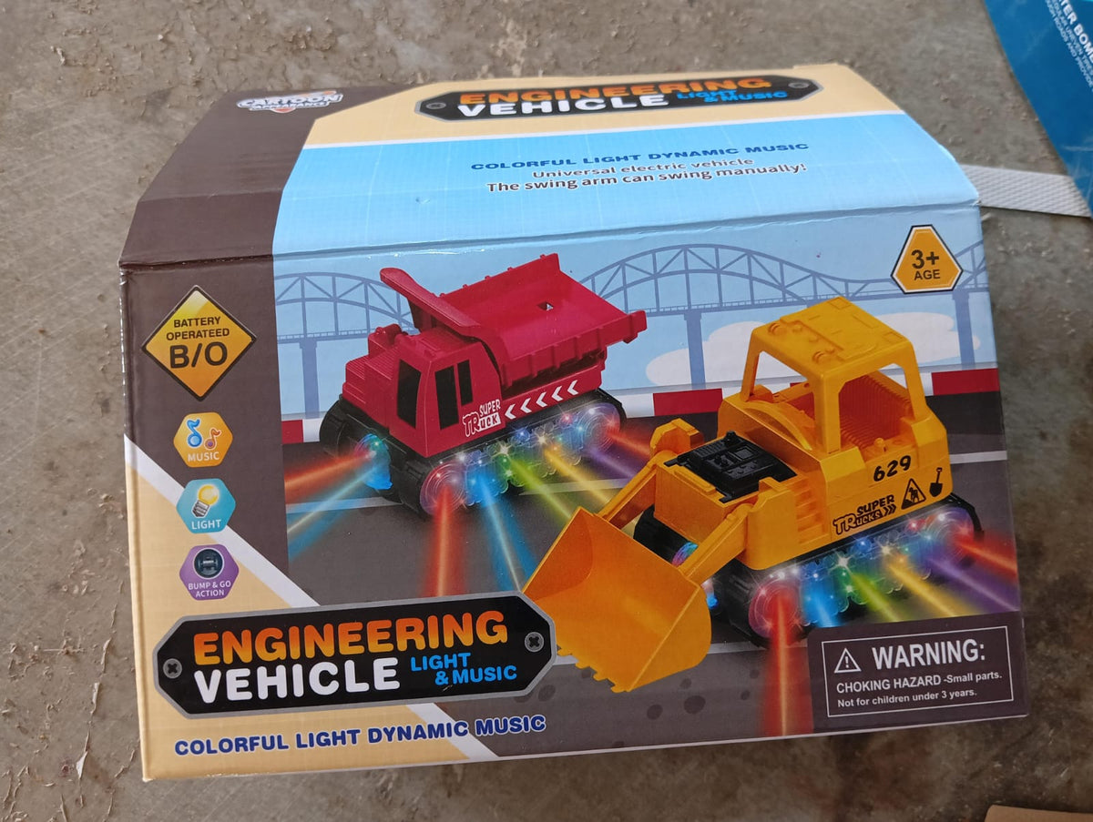Dump Truck Toy for Kids – Self-Driving, Lights & Music – view 9
