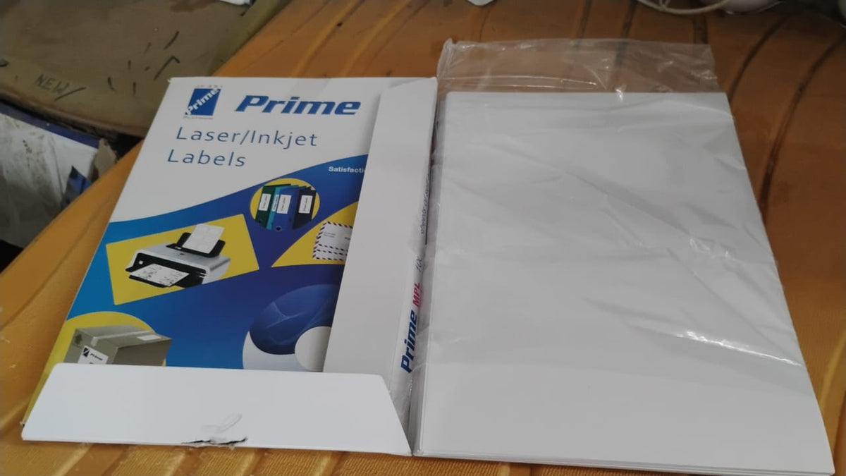 A4 Self-Adhesive Printable Label Sheets – 100 White Sheets – view 8
