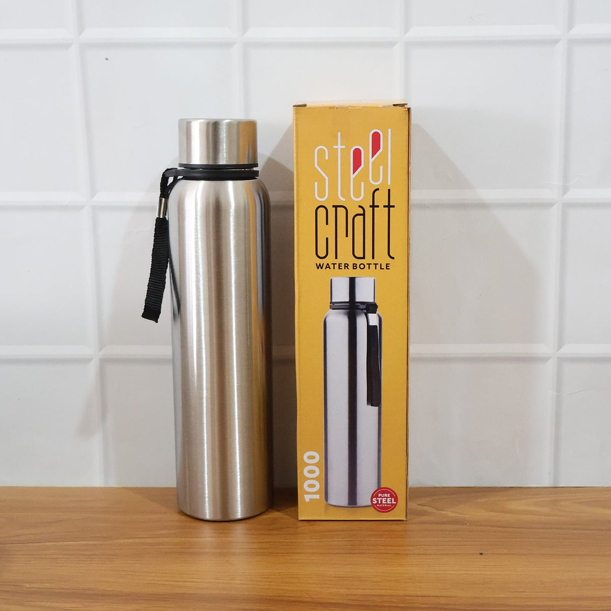 Stainless Steel Water Bottle 1000ml – Vacuum Insulated – view 8