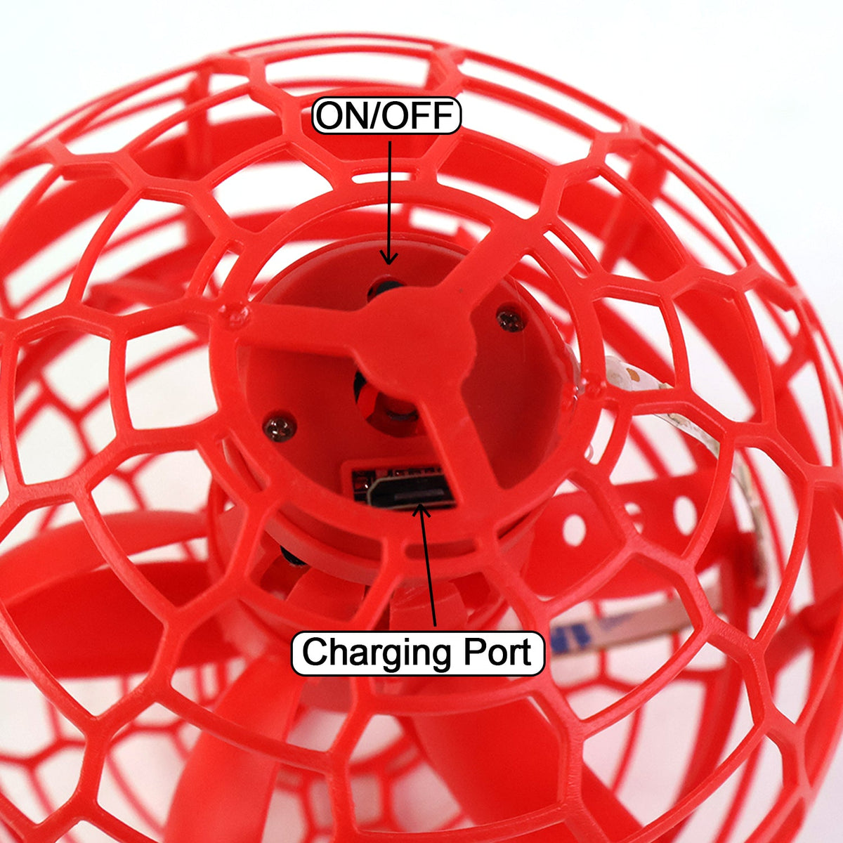 Flying Ball Toy – RGB Lights, 360° Rotation & USB – view 9
