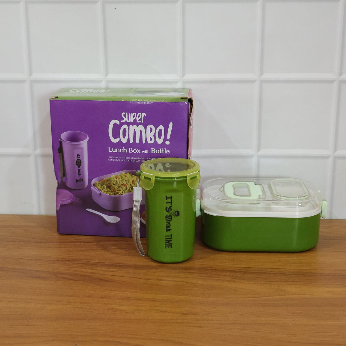 Leakproof Lunch Box set – BPA-Free with Tumbler & Cutlery – view 9