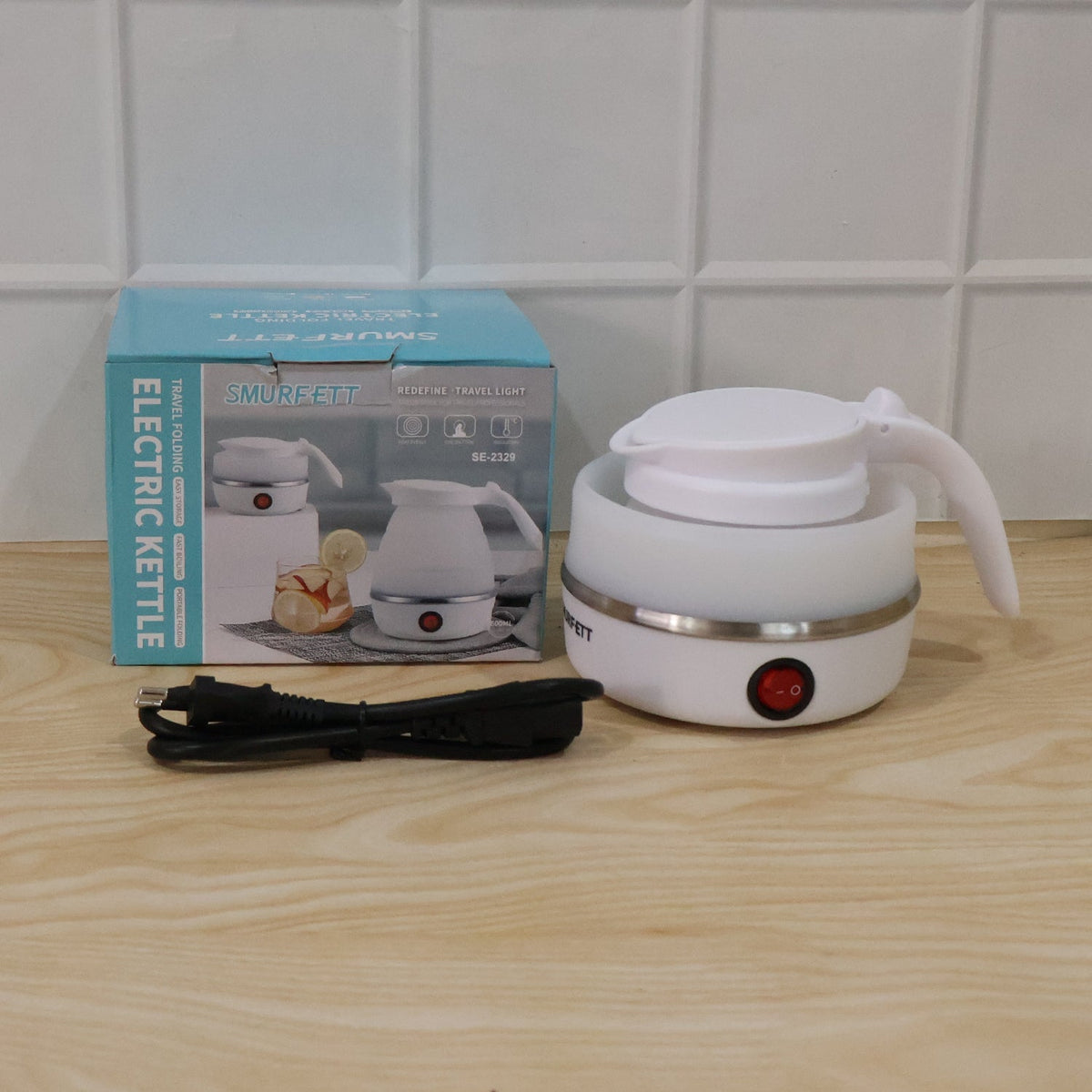 Collapsible Travel Electric Kettle 600ml Foldable Silicone – view 9