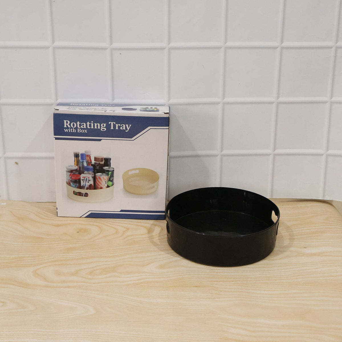 Rotating Storage Tray – 360 Degree Turntable Organizer – view 9