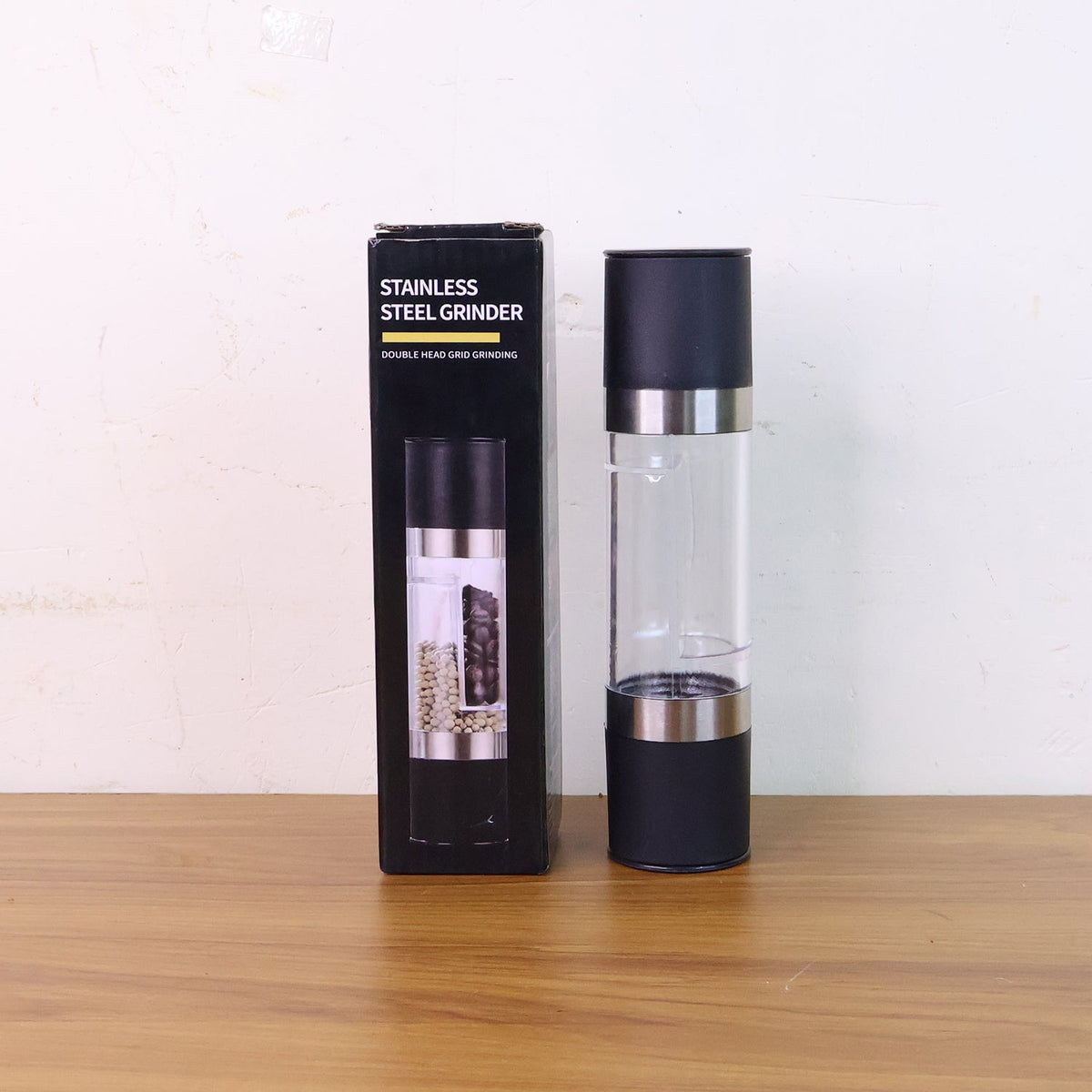Salt and Pepper Grinder – 2-in-1 Stainless Steel Manual – view 10