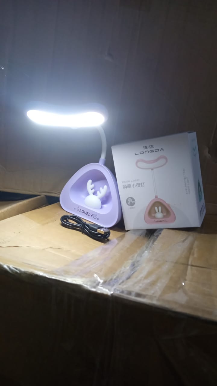 LED Desk Light – Eye-Caring USB Rechargeable Lamp – view 11