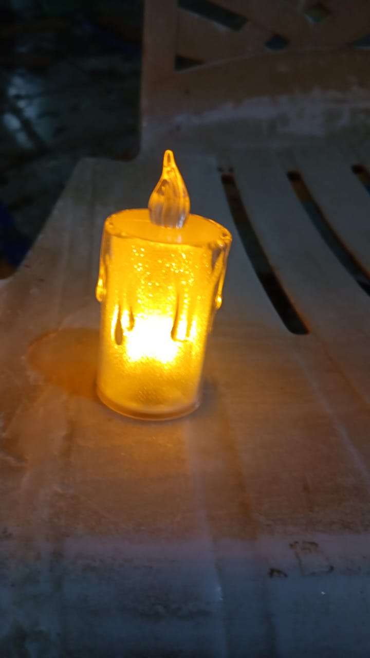 Diwali LED Candle – Crystal Glitter Light for Home Decor – view 8