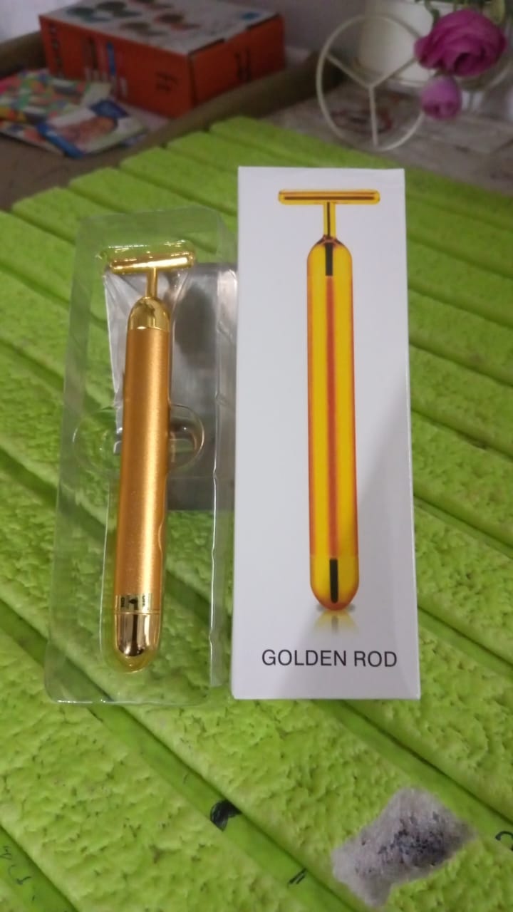 Vibrating Face Massager – Golden Energy for Radiant Skin – view 7