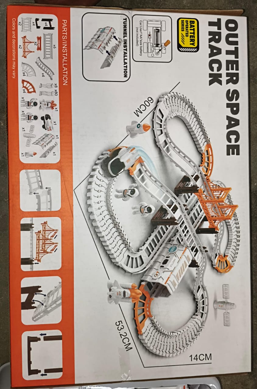 Space Race Track set – Kids Cosmic Adventure Toy – view 9