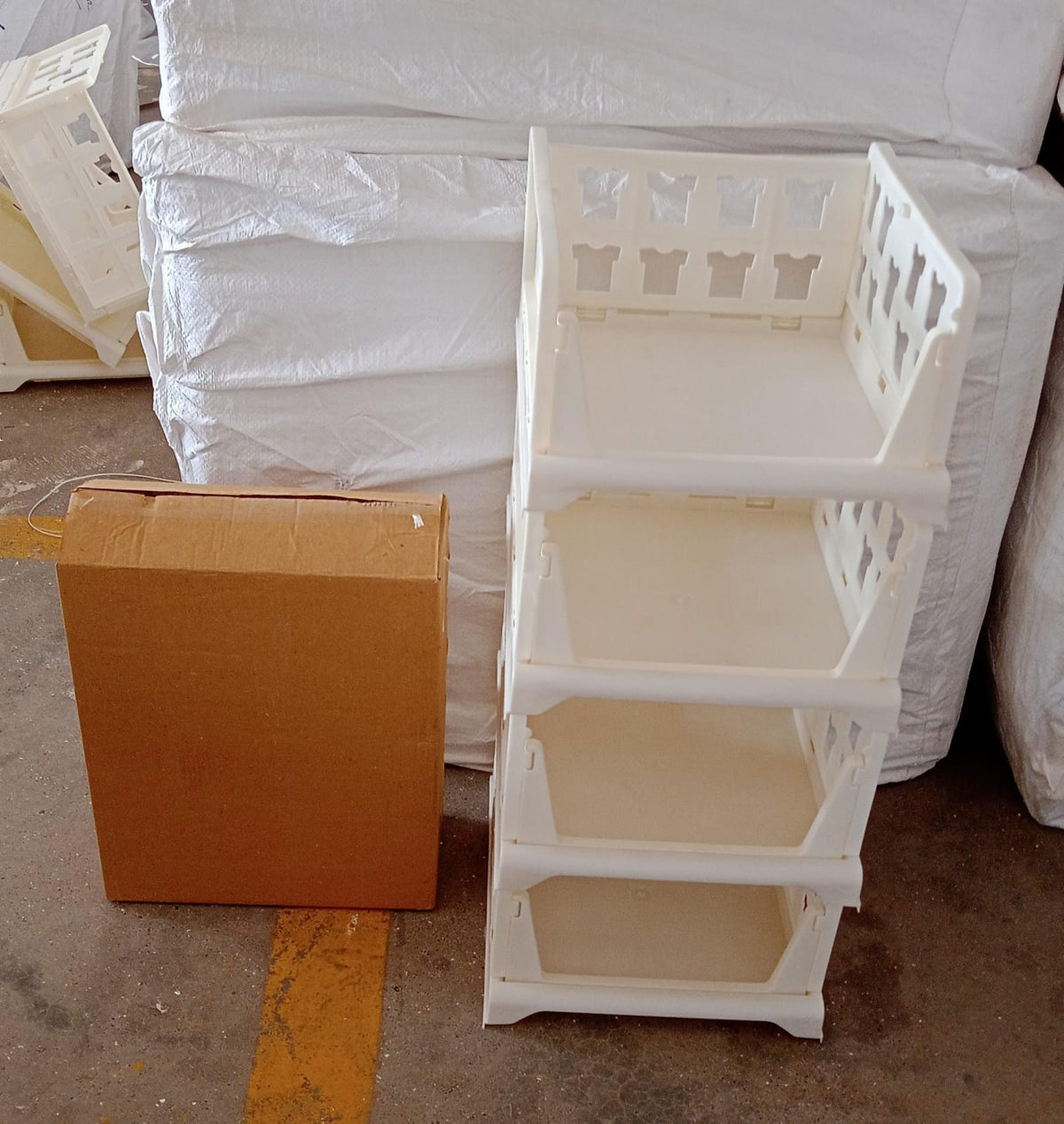 Stackable Storage Cart – 4-Layer Foldable Organizer – view 8