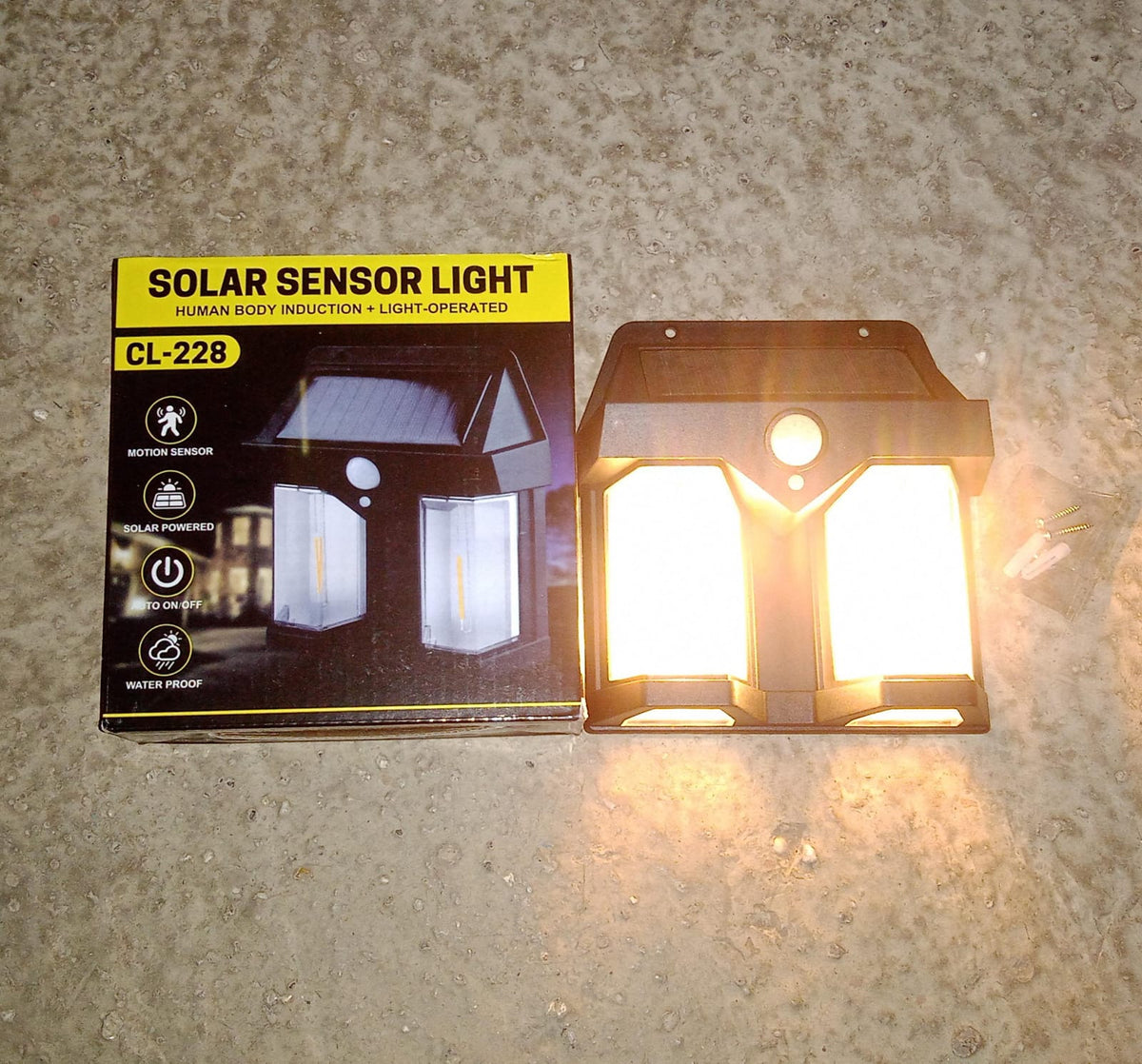 Outdoor Solar Wall Lamp – Waterproof Garden Light – view 10