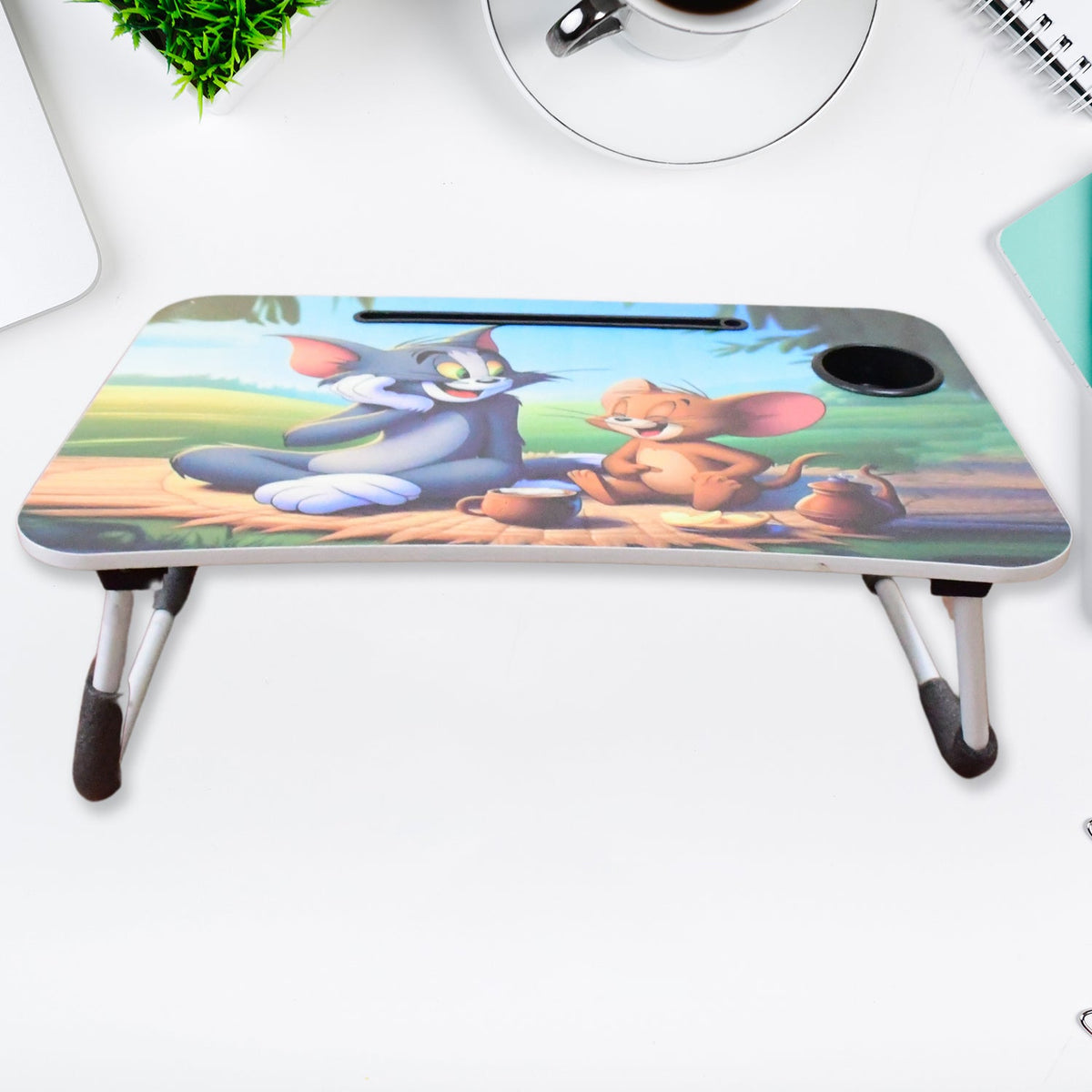 Kids Study Table – Foldable Cartoon Design – alternate view