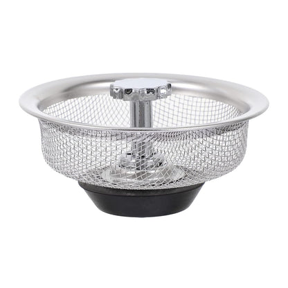 Stainless Steel Sink Strainer – Adjustable Stopper – alternate view