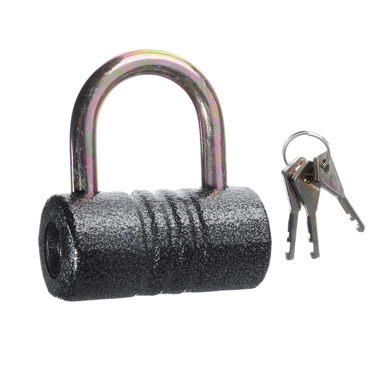 Iron Padlock – 82mm Heavy-Duty Brass Core – alternate view