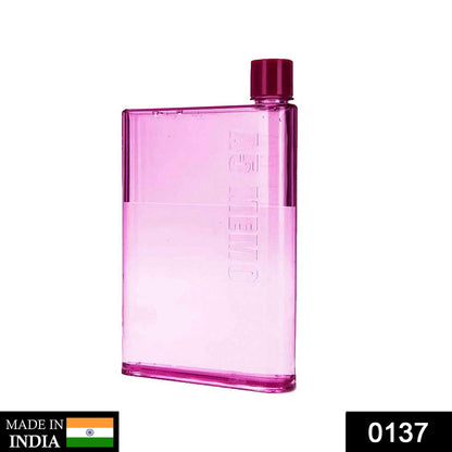 A5 Notebook Water Bottle – 400ml Slim & Leak-Proof