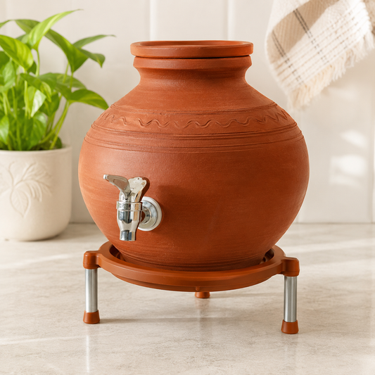 Durable Multipurpose Plastic Matka Stand for Home & Garden