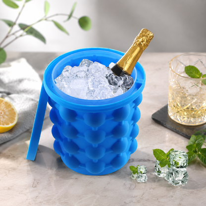 Silicone Ice Cube Maker – Airtight & Space-Saving