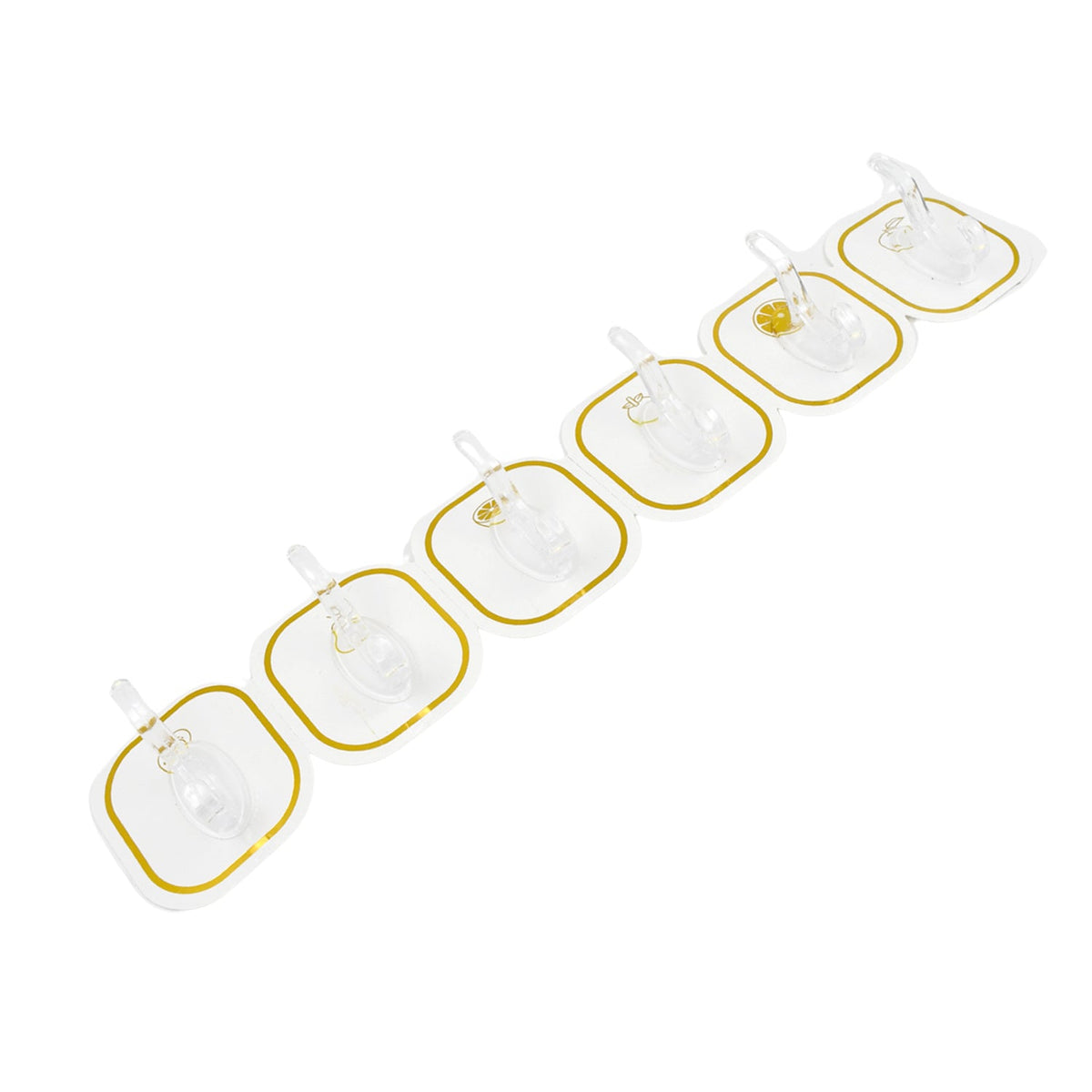 Transparent Adhesive Hooks (6 Pcs) – Strong & Reusable – alternate view