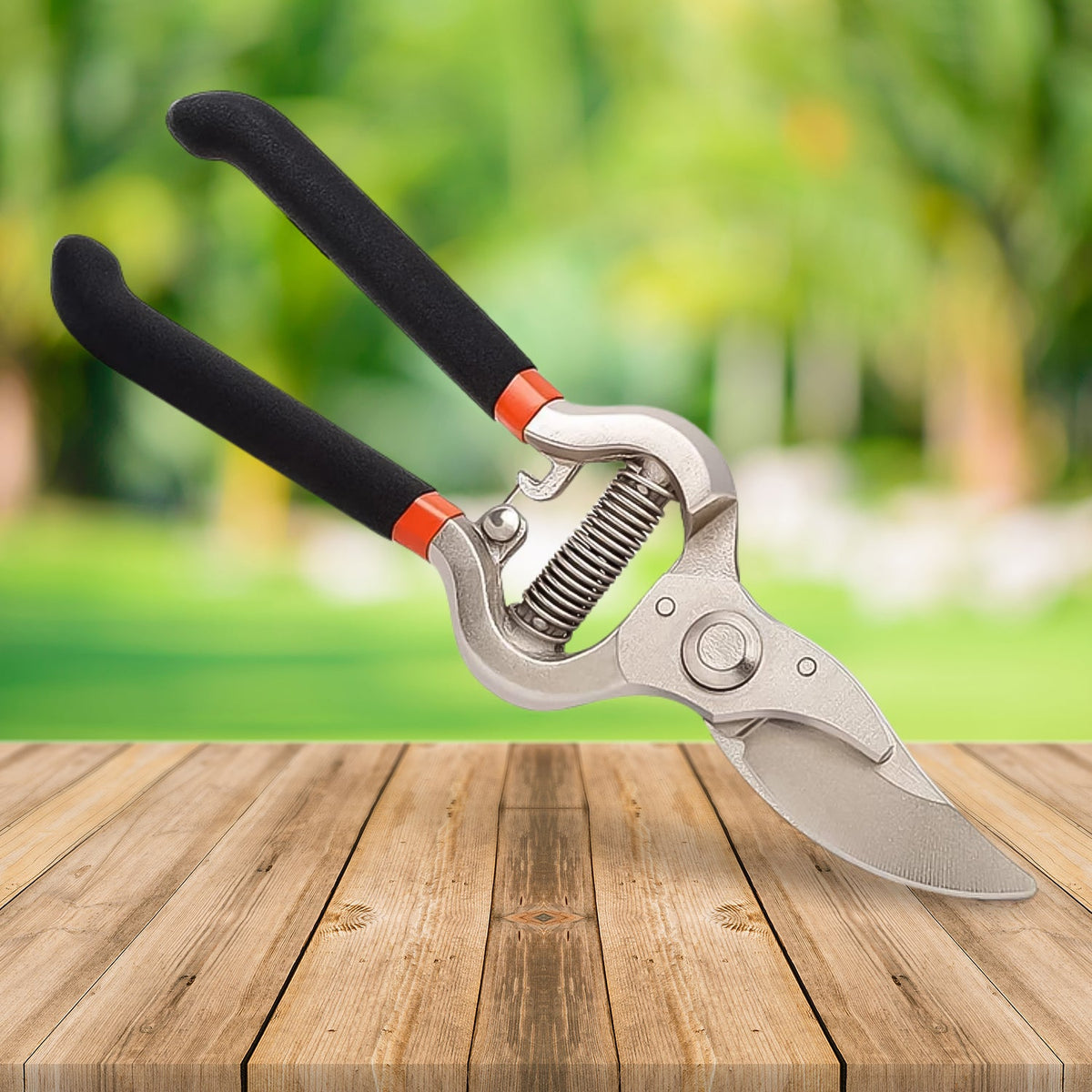 Garden Shears – 8-Inch Heavy-Duty Bypass Pruner
