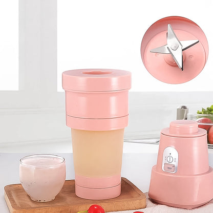 Portable Electric Juicer – 6 Blades 500ml Blender