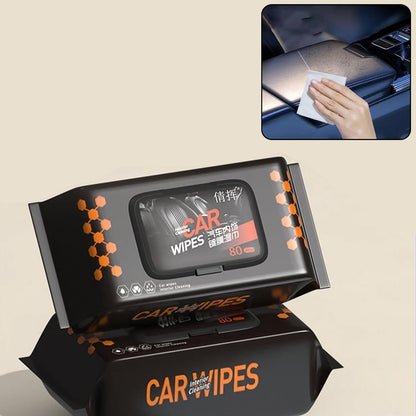 Car Cleaning Wipes – Dashboard & Interior Polish (80 Pcs) – side view