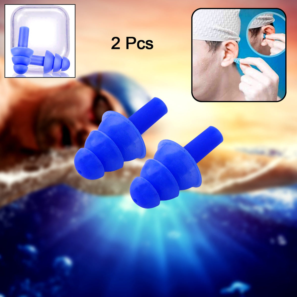 Foam Ear Plugs – Ultra Soft, Reusable for Sleep & Travel – alternate view