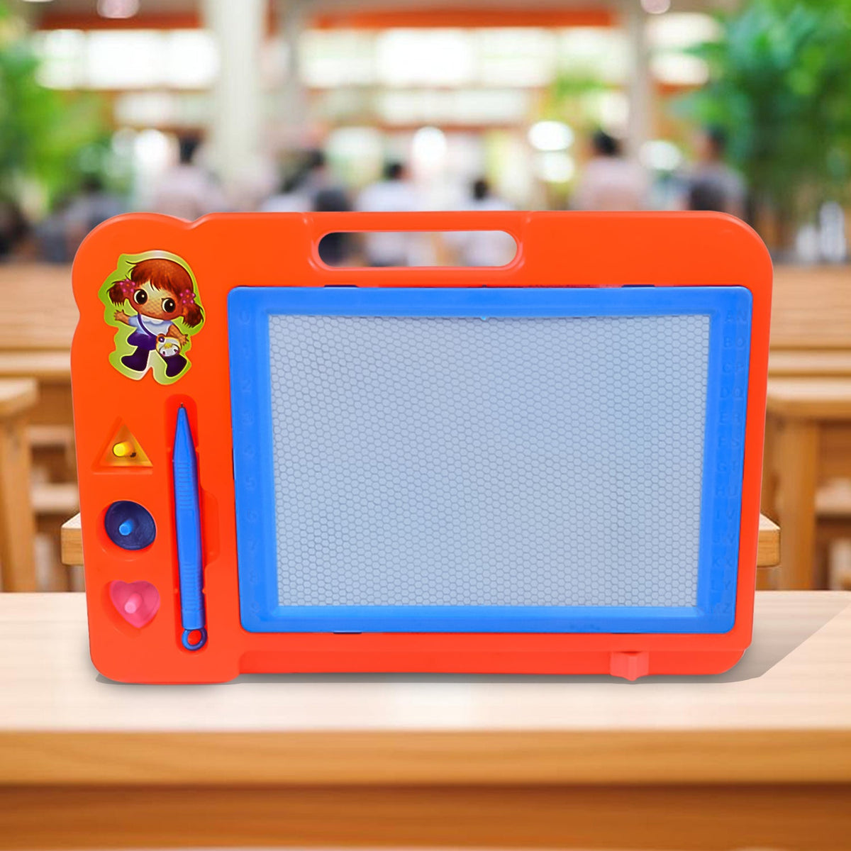 Magnetic Sketch Pad for Kids – Rewritable Drawing Board – detail view