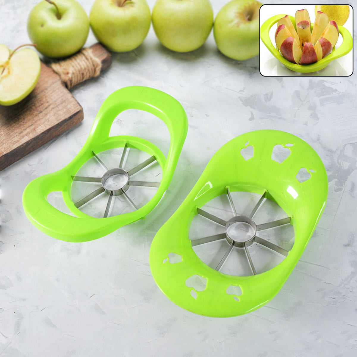Apple Cutter – 8 Stainless Steel Blades for Easy Slicing – view 7