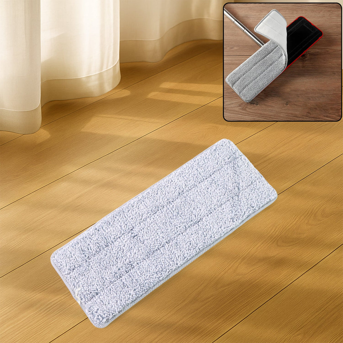 Microfiber Mop Pad Replacement – Reusable