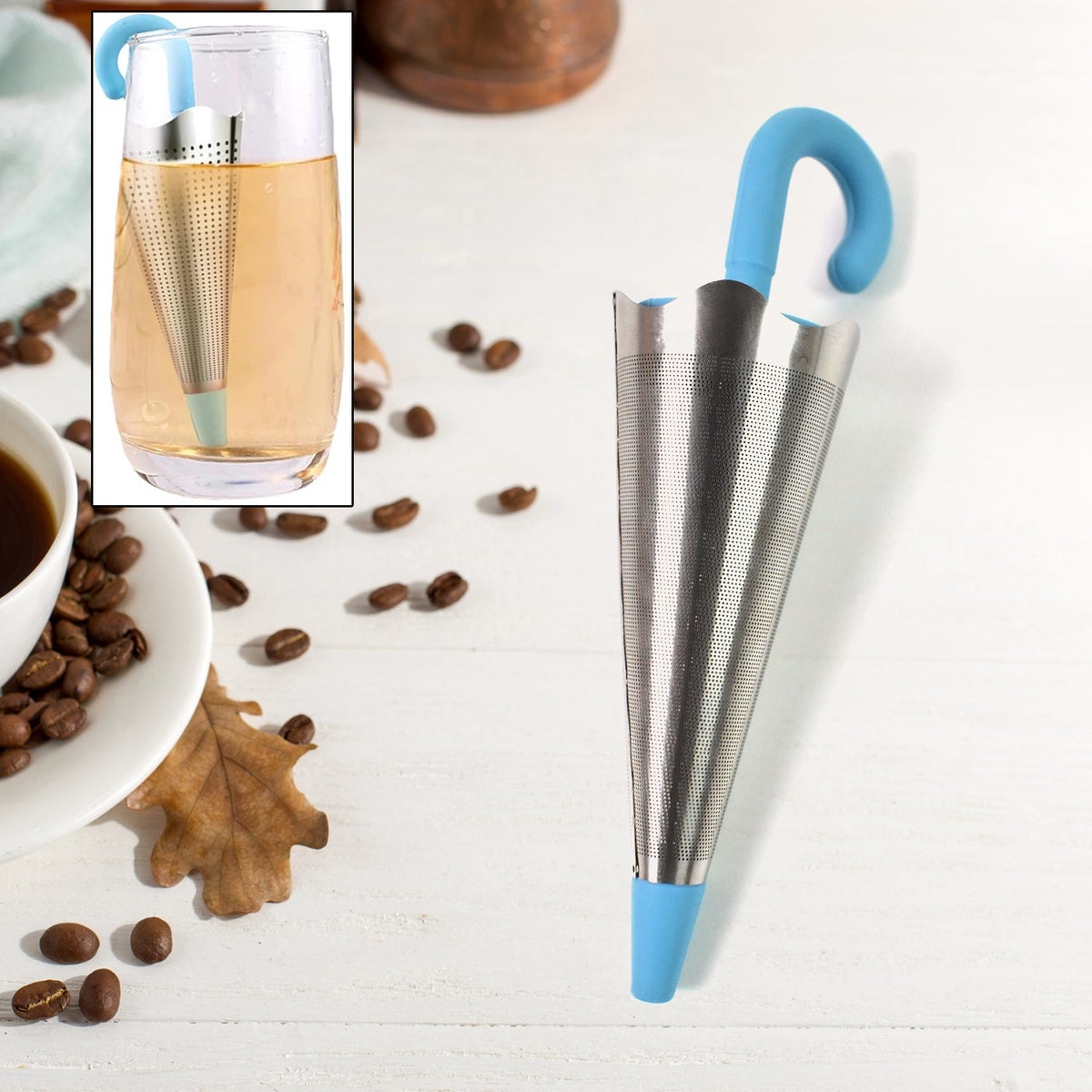 Umbrella Tea Strainer – Cute Silicone Infuser for Loose Leaf
