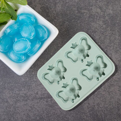 Cartoon Ice Cube Tray – 4-Grid Silicone Mould – alternate view