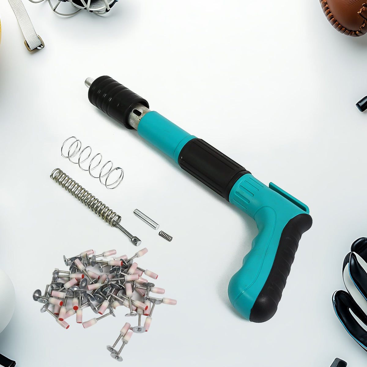 Manual Steel Nail Gun – Portable Wall Fastener