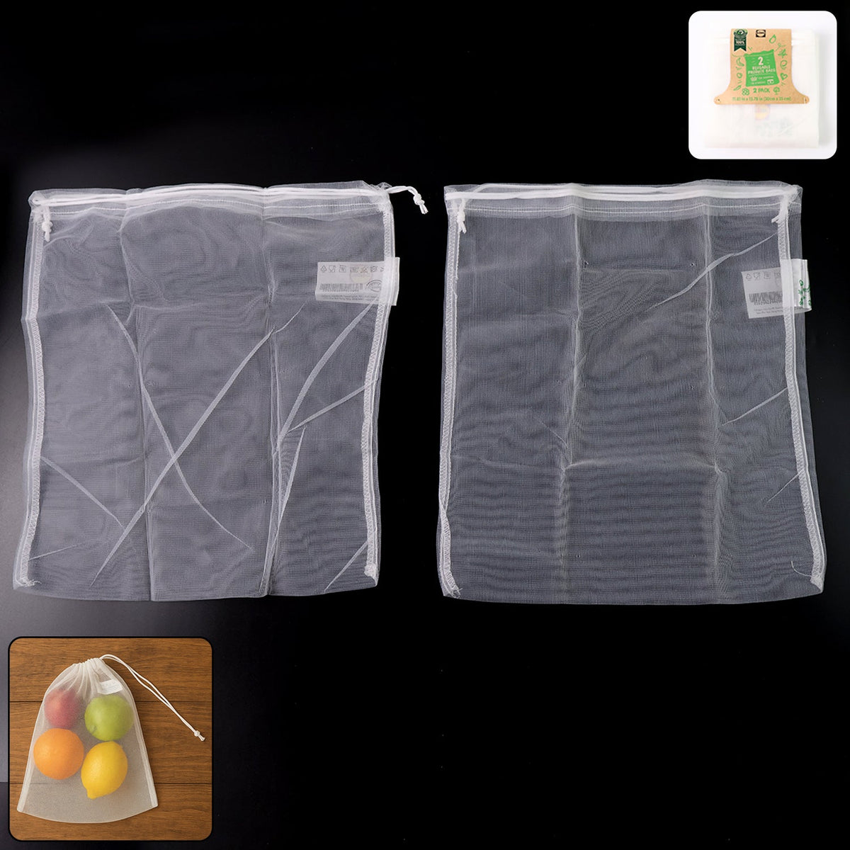 Reusable Mesh Produce Bags – Eco-Friendly Grocery Storage – close-up