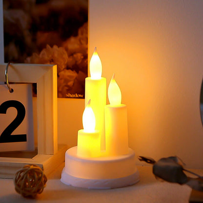 LED Taper Candles – Realistic Flickering Flame
