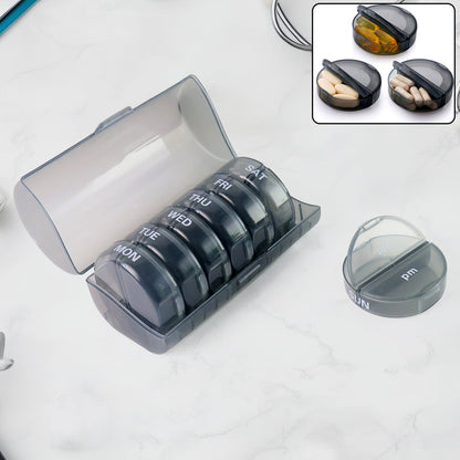 Weekly Pill Organizer – 7 Day AM/PM Medicine Box