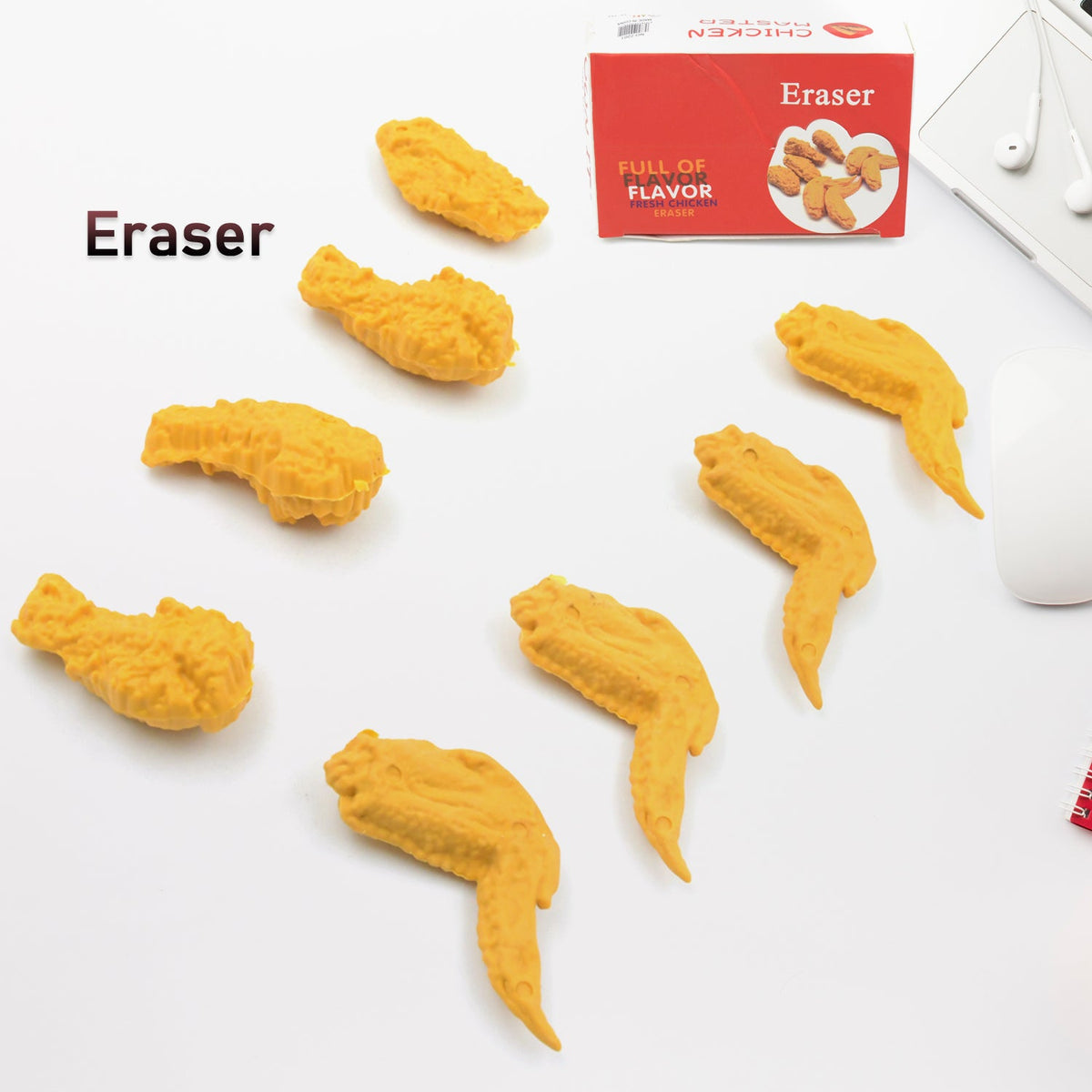 Chicken Erasers – Fun Wing & Leg set – view 8