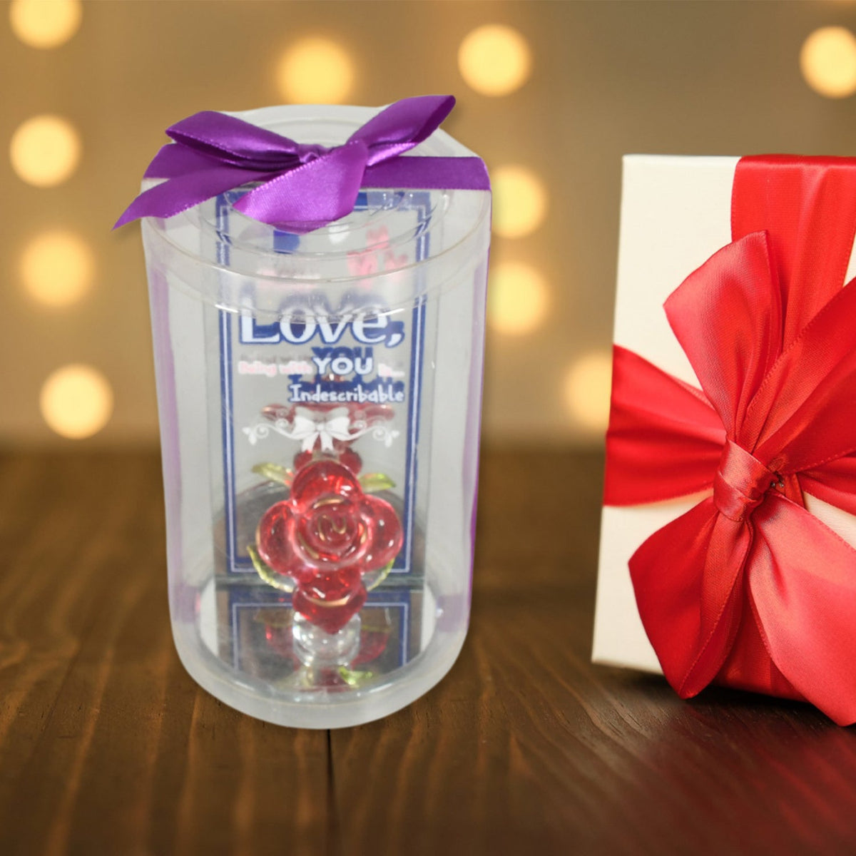 Rose Showpiece – Romantic Gift & Home Decor for Couples – alternate view