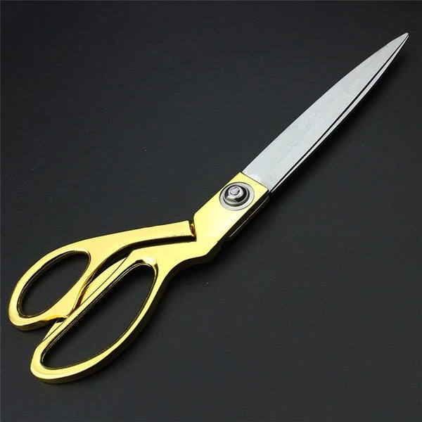 Tailoring Scissors – Professional Golden Stainless Steel – close-up